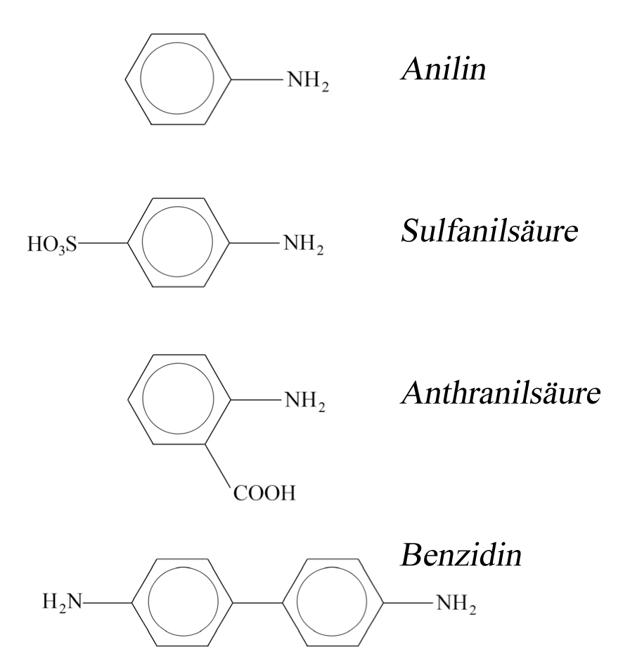 Beispiele für aromatische Amine