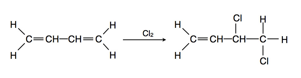 Bildung von 3,4-Dichlorbut-1-en