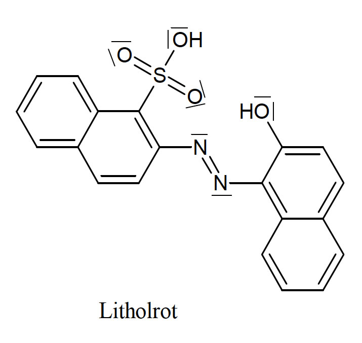 Der Azofarbstoff Litholrot