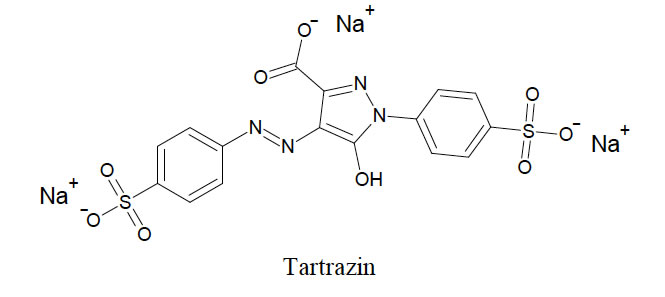 Der Azofarbstoff Tartrazin